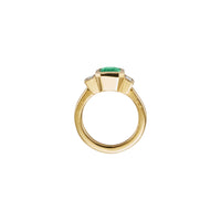 TAURIEL Gold Emerald & Diamond Ring