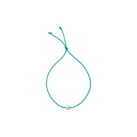 [badge Product Shown: Teal Silver Tiny Star Cord Bracelet] [Men] [Women] [Winter]