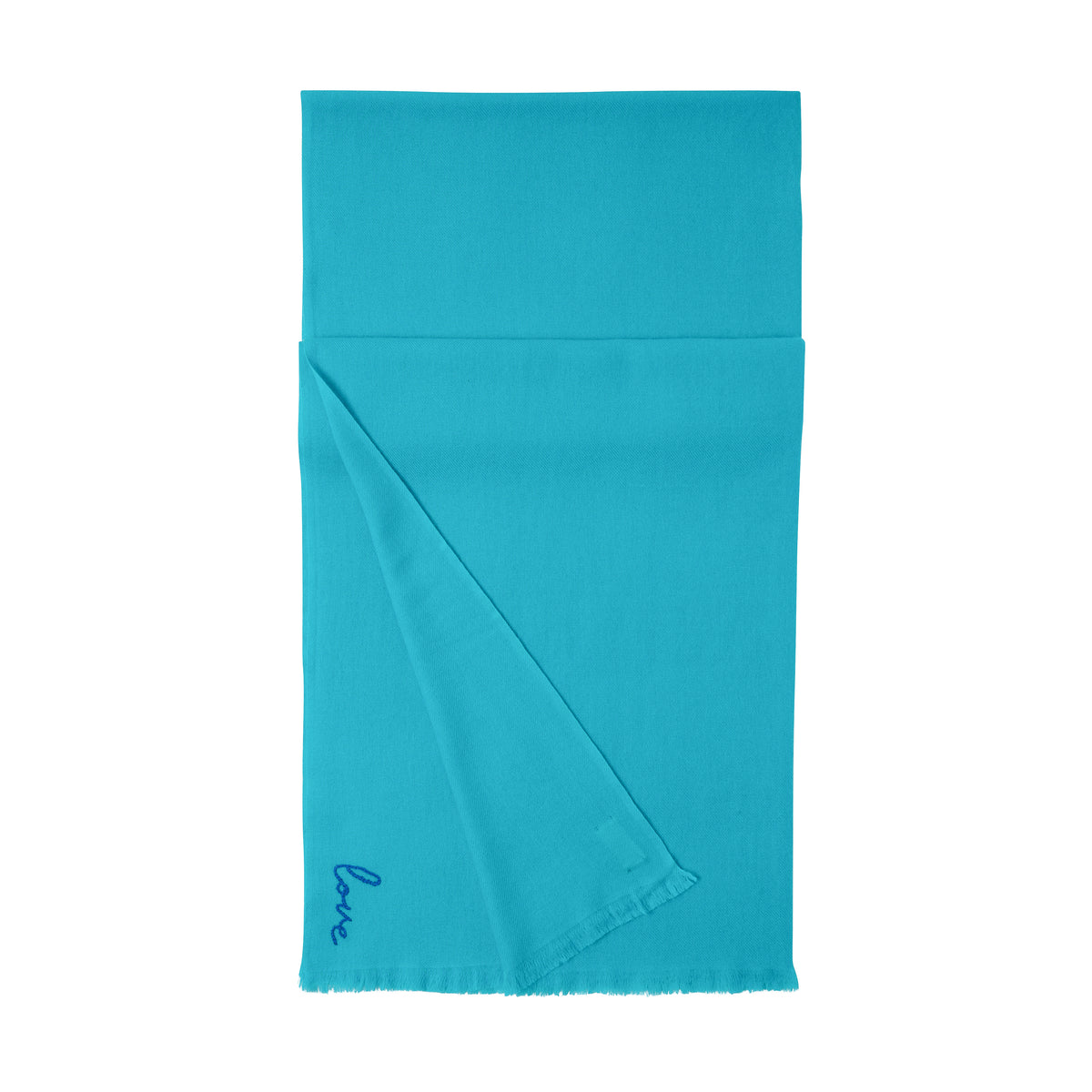 DD Turquoise Cashmere Scarf