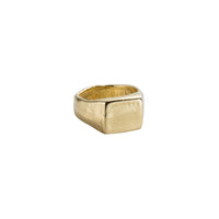 Gold Square Signet Ring
