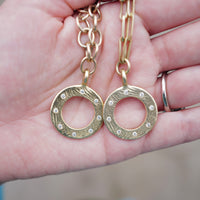 Gold 8 Diamond Luxury Forever Handmade Necklace