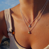 Silver & Gold Scallop Shell Necklace
