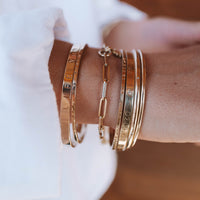 Gold Trace Chain Bracelet