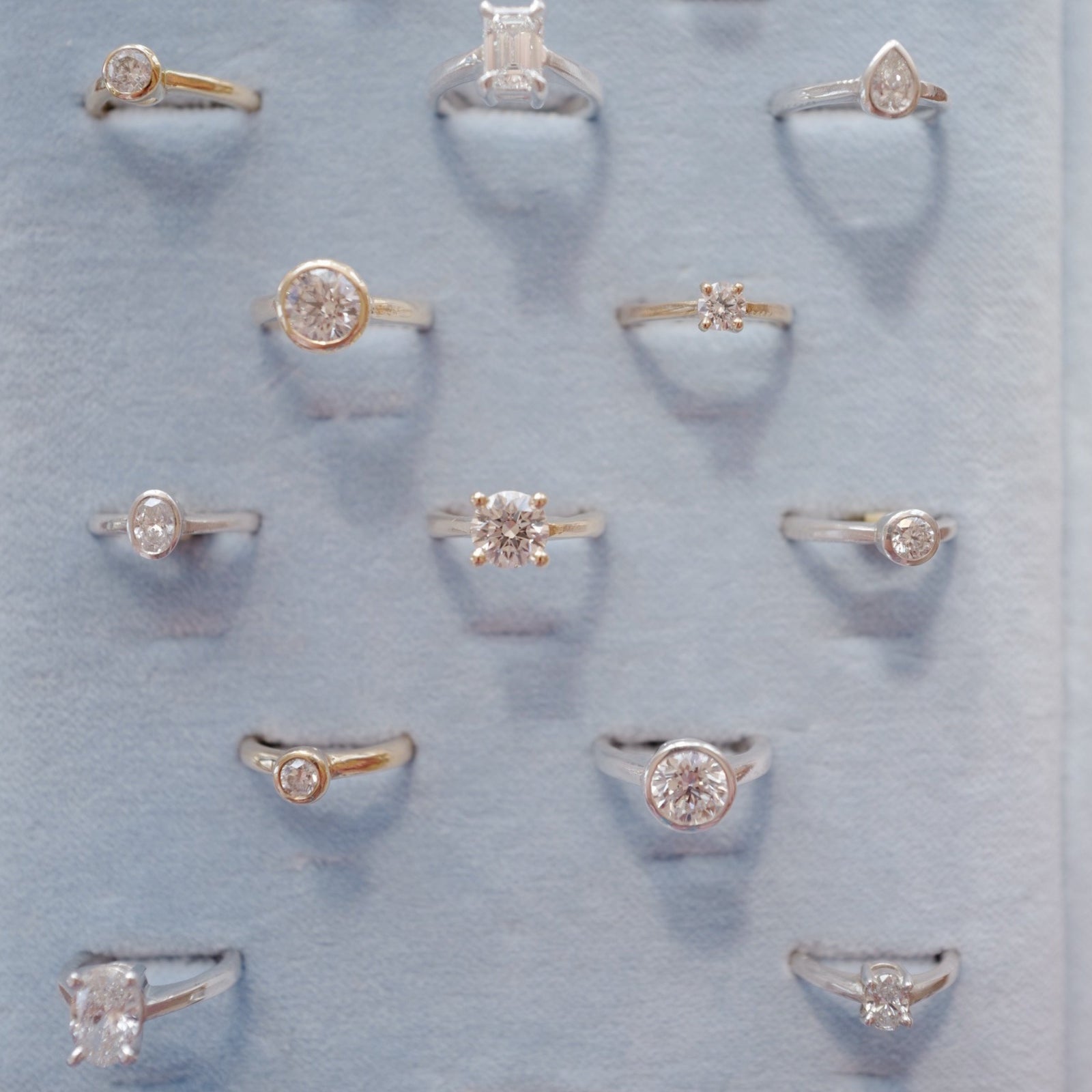 'The Eternity' 18ct White Gold Round 2ct Lab Grown Diamond Claw Engagement Ring