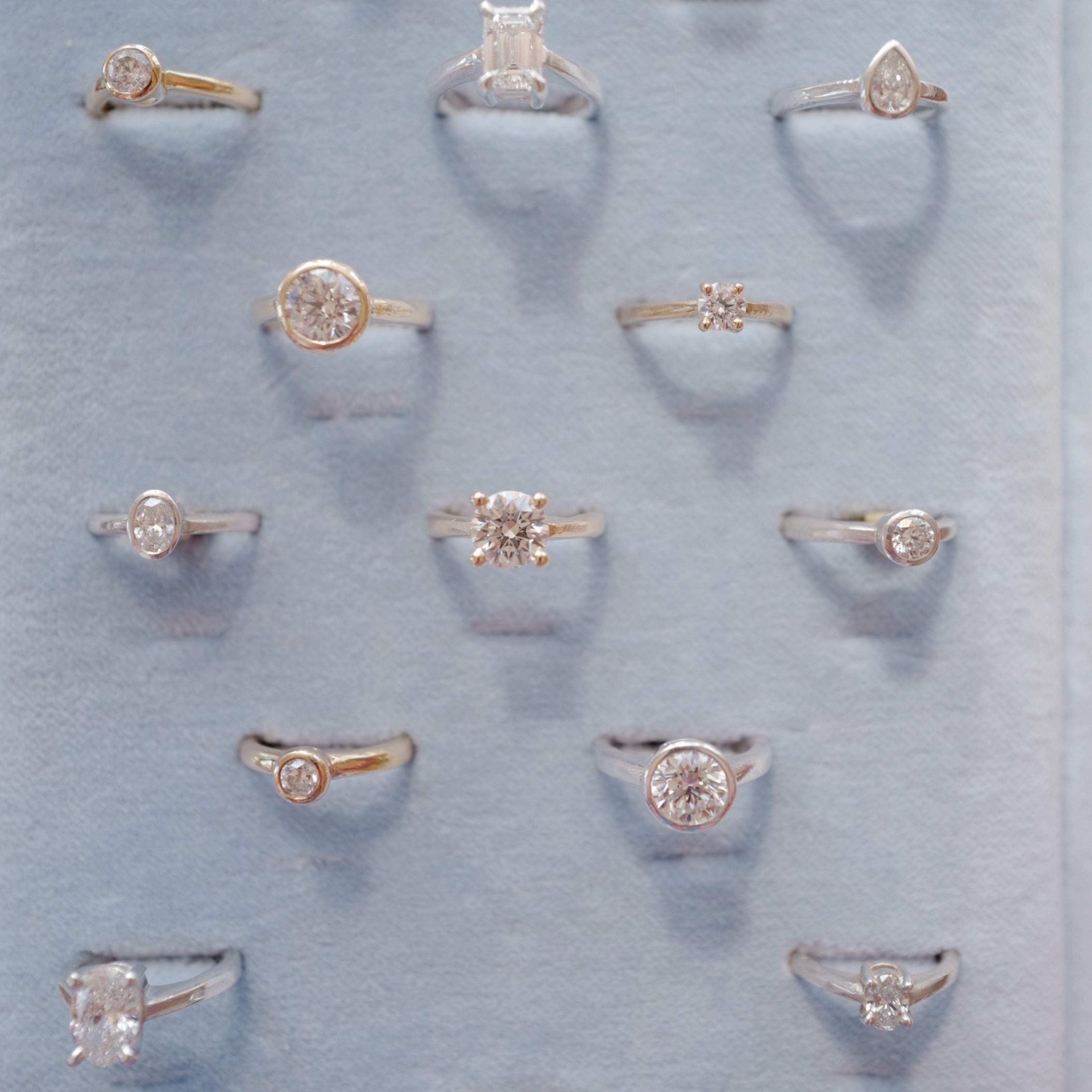'The Eternity' 18ct White Gold Round 2ct Lab Grown Diamond Claw Engagement Ring