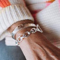 Silver Mini Monaco Bracelet