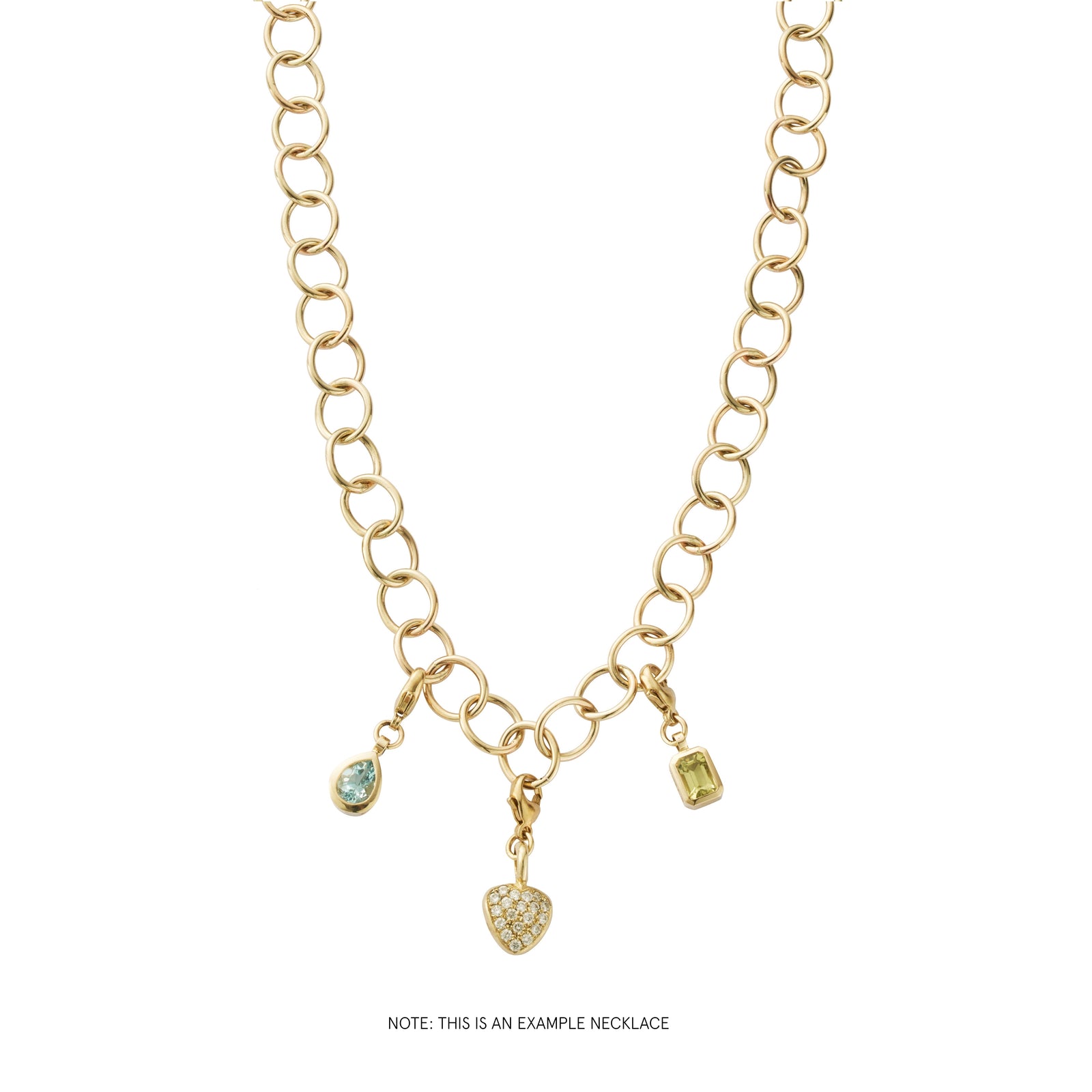 OPHIRA Gold Zimbaqua Beryl Lobster Charm