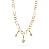 OPHIRA Gold Zimbaqua Beryl Lobster Charm