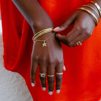 Gold Mini Star Chain Bracelet