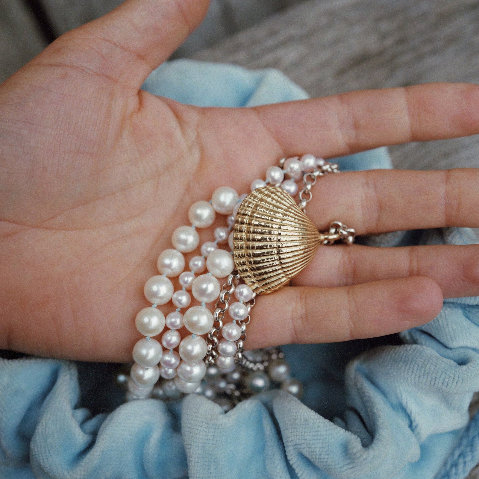 Silver & Gold Maxi Shell Necklace