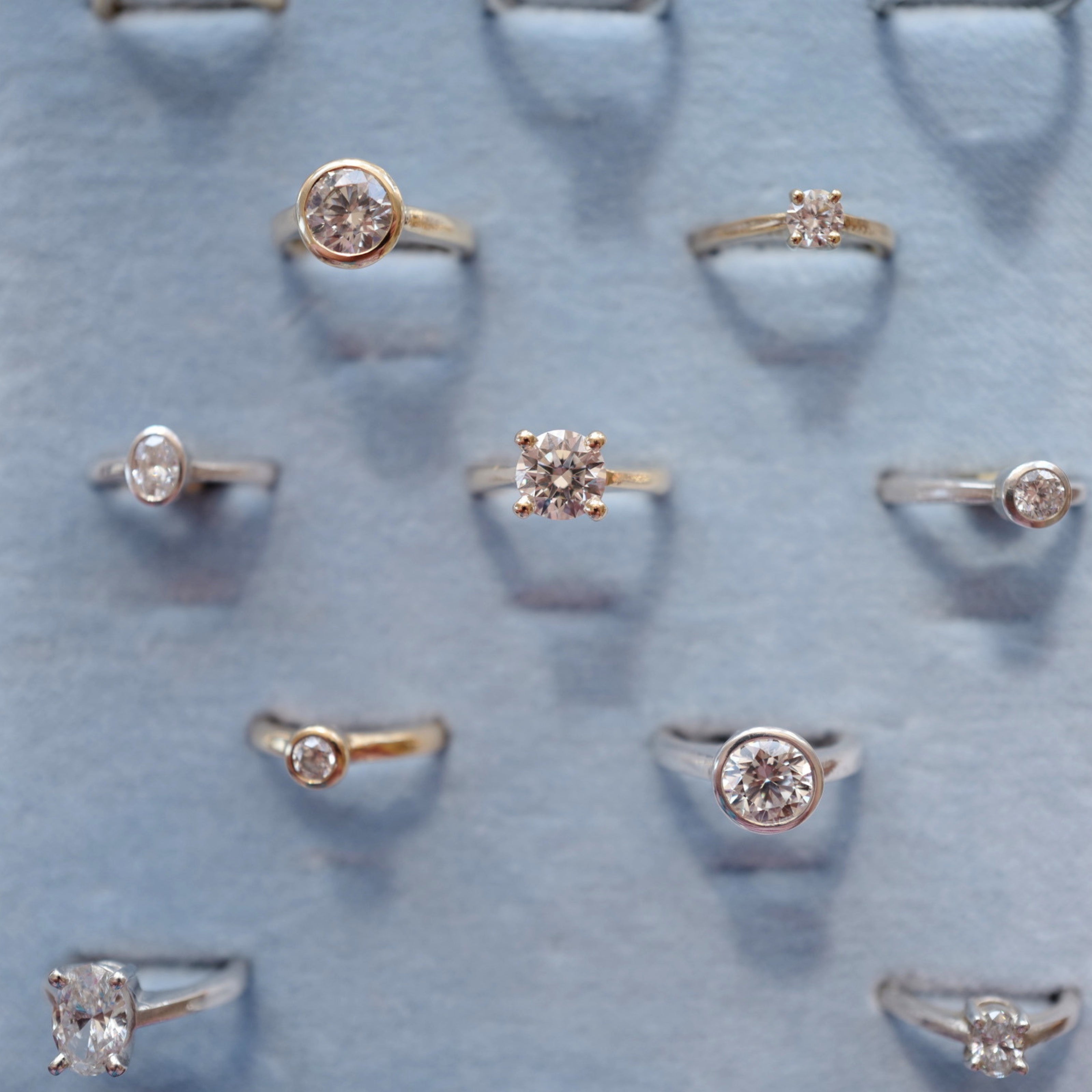 'The Eternity' 9ct White Gold Round 2ct Lab Grown Diamond Claw Engagement Ring