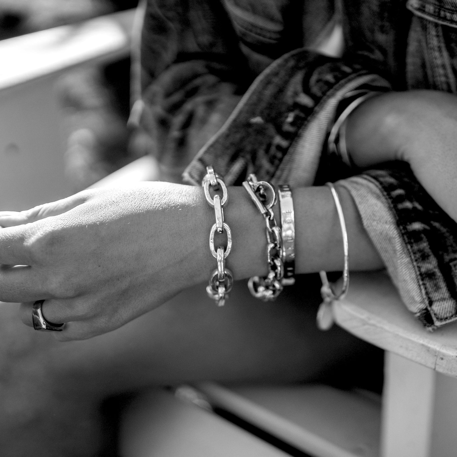 Silver & Gold Monaco Bracelet