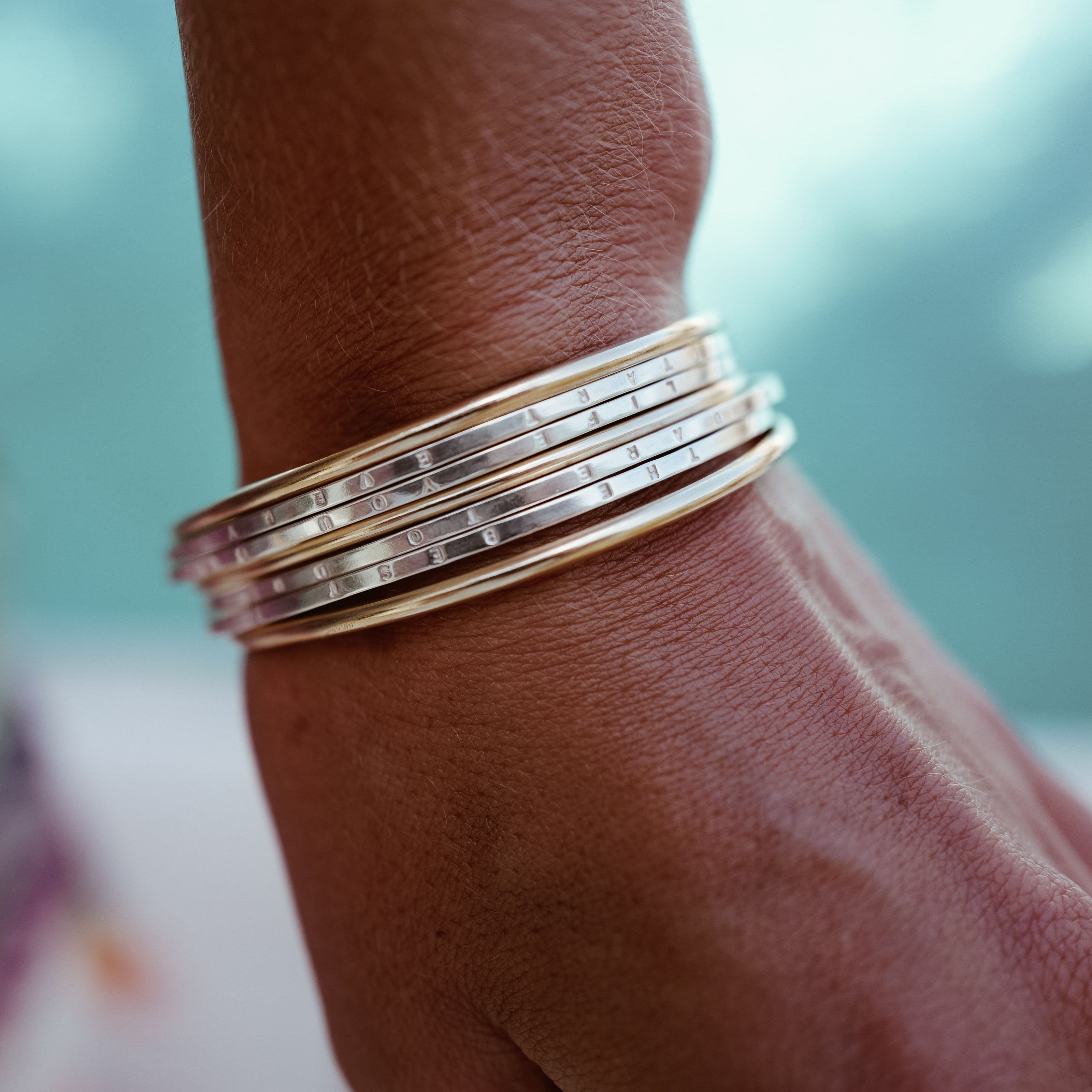 Silver Mini Dream Bangle