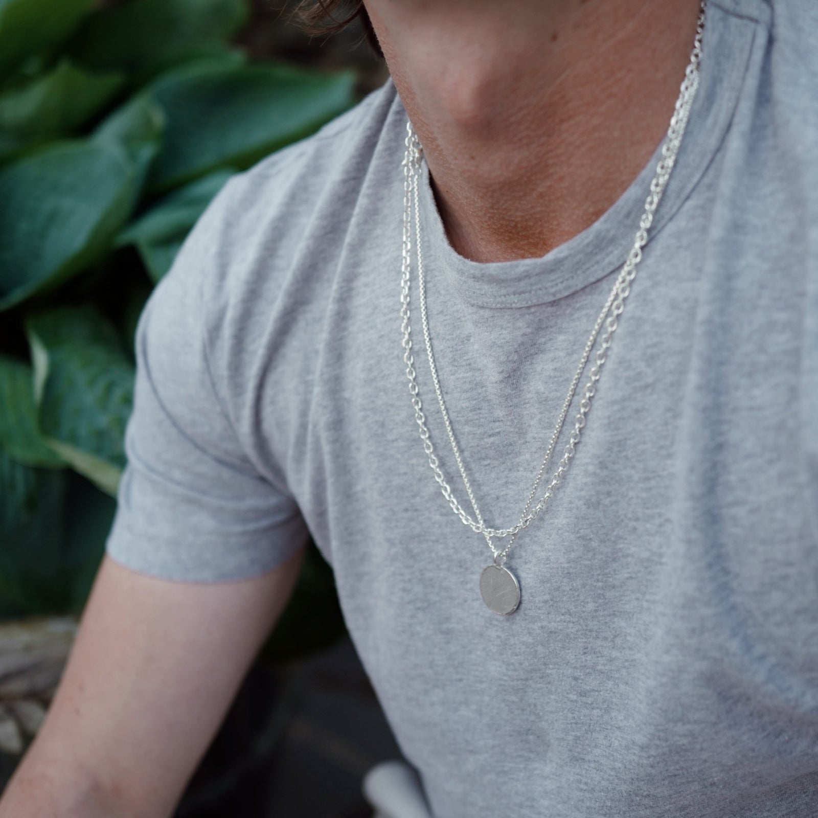 Silver Oxford Chain Necklace
