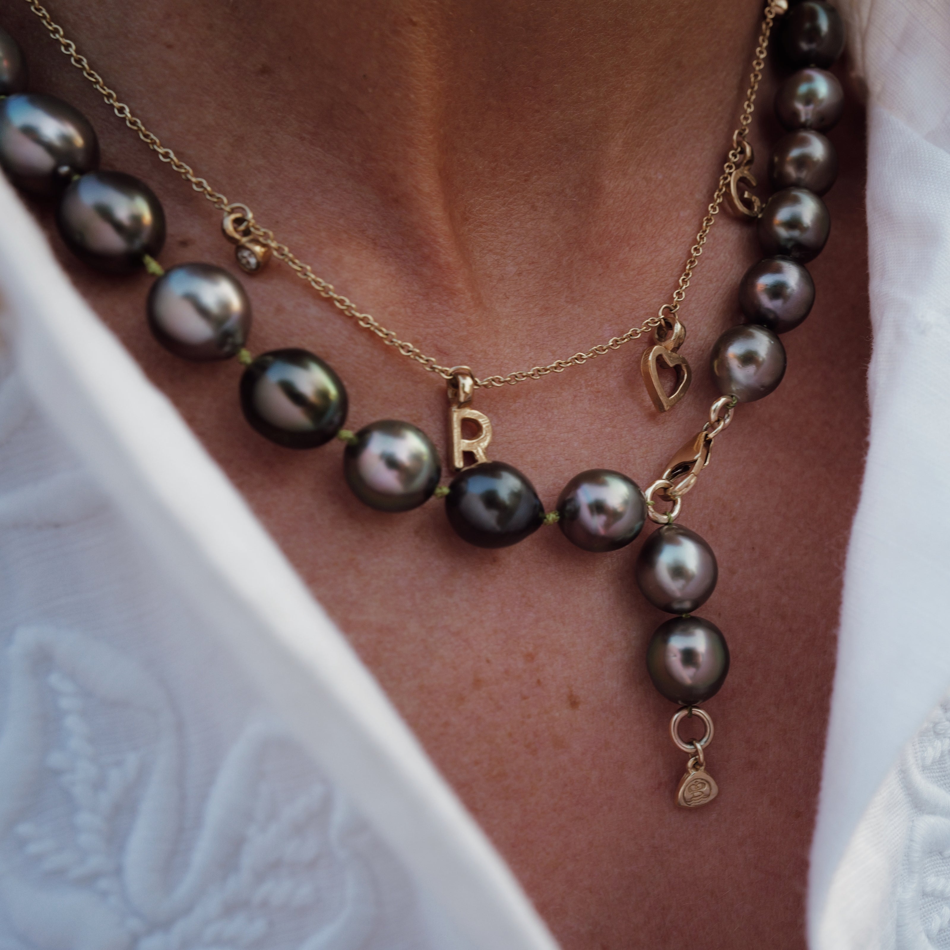 Gold Build Your Own Fixed Necklace