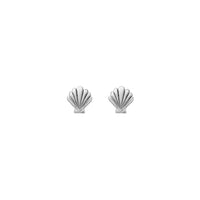 Silver Tiny Scallop Shell Ear Charm