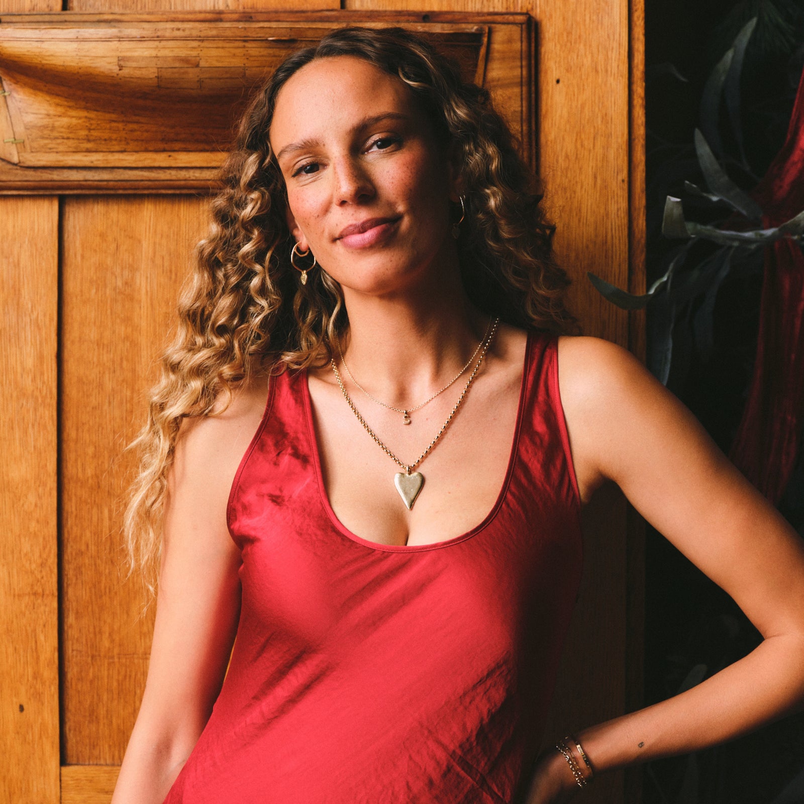 Gold Maxi Heart Necklace