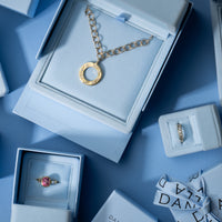 Gold Diamond Trinity Ring