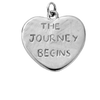 Silver Heart Token Charms