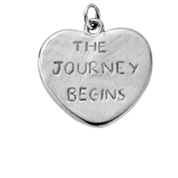 Silver Heart Token Charms