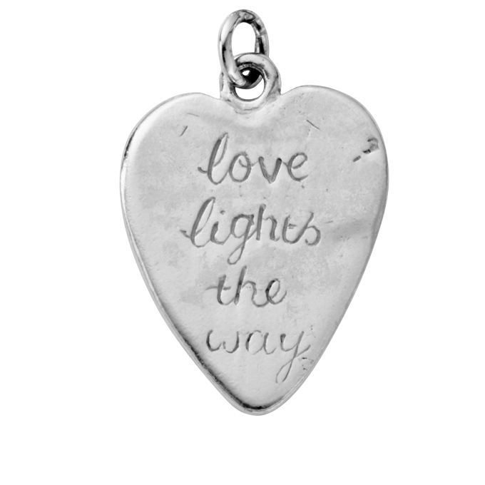 Silver Heart Token Charms