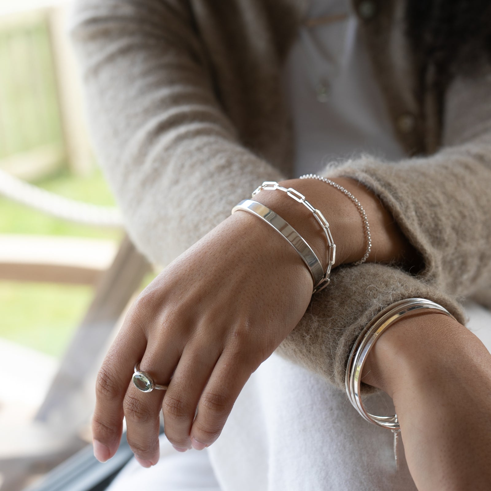 Silver Trace Chain Bracelet