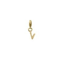 Gold Mini Alphabet Lobster Charm
