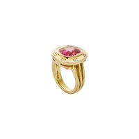 VENUSA Gold Spinel & Diamond Ring