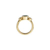 VERDELLA Gold Emerald & Diamond Ring