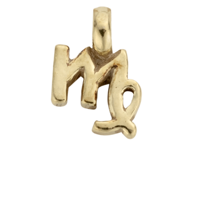 Gold Horoscope & Birthstone Charm