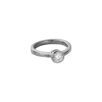'The Eternity' 18ct White Gold Round 0.5ct Lab Grown Diamond Bezel Engagement Ring