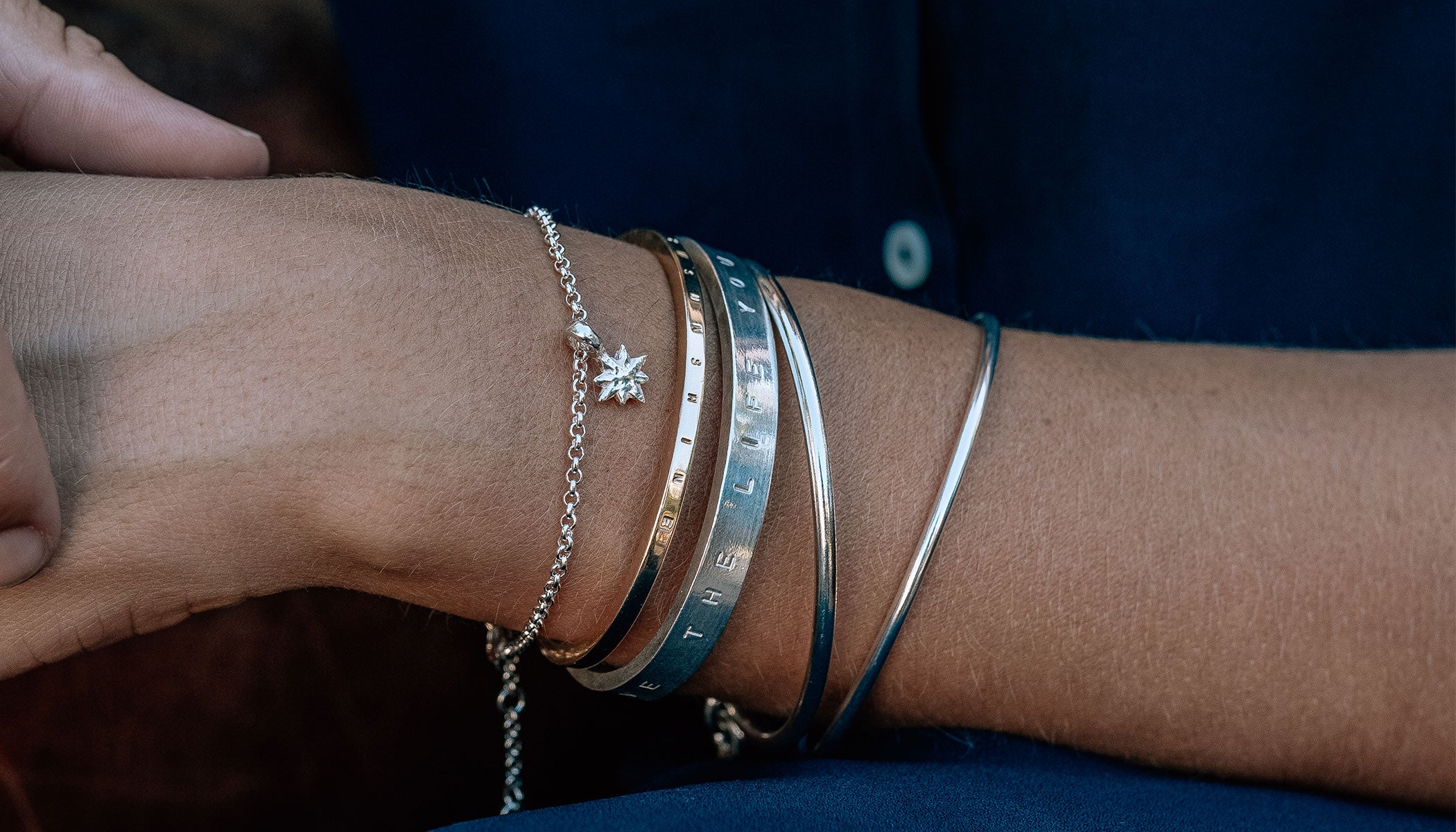 Women's Bangles | Gold & Silver Bangles – Daniella Draper