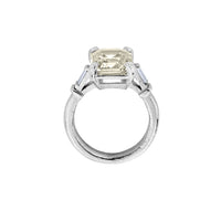 XIA White Gold Yellow Sapphire & Diamond Ring