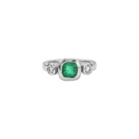 ZELENY Gold Emerald & Diamond Ring