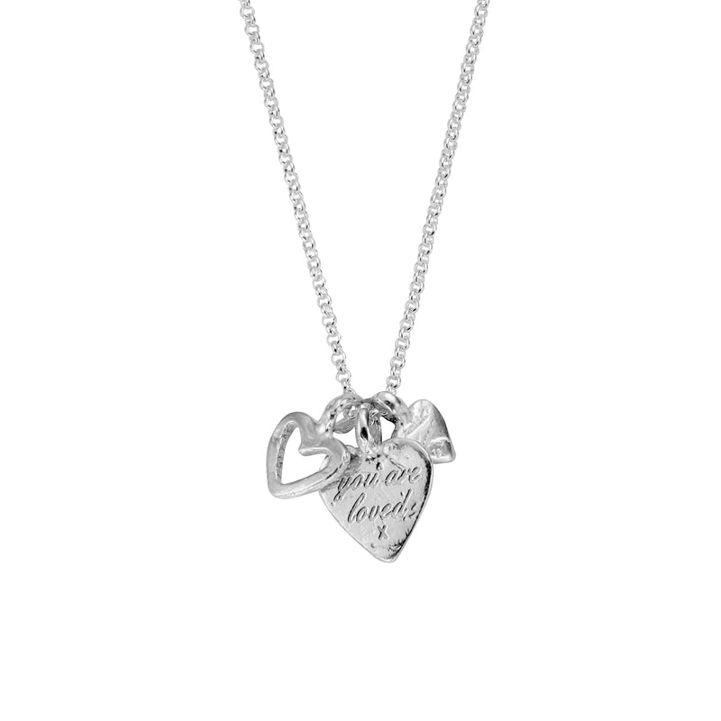 Silver A Lot Of Love Necklace
