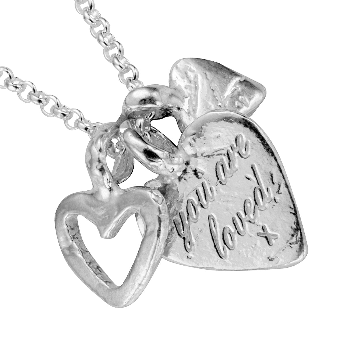 Silver A Lot Of Love Necklace