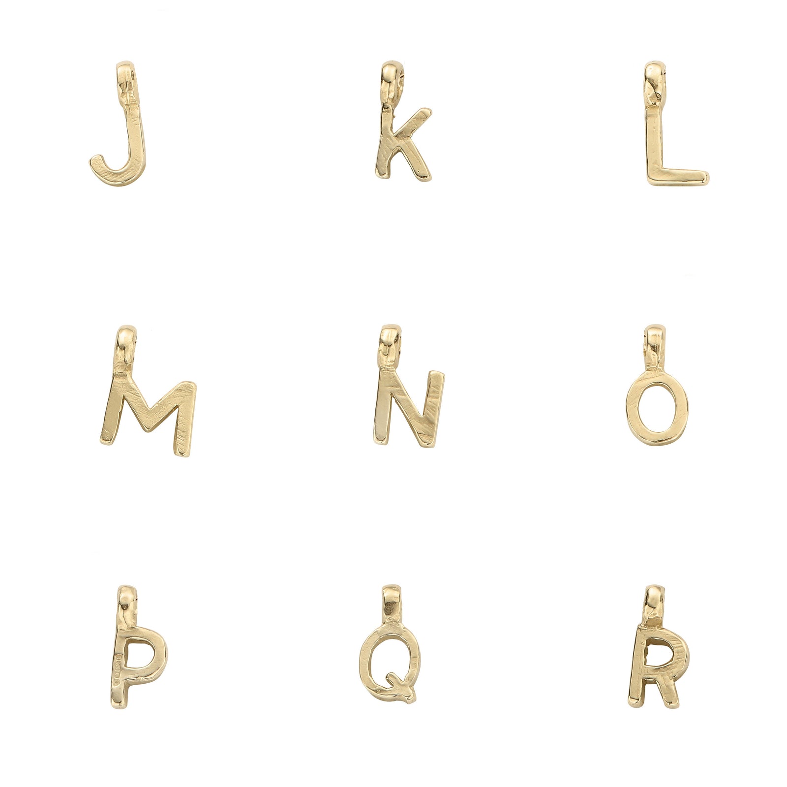Gold Mini Alphabet Charm