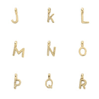 Gold Mini Alphabet Charm