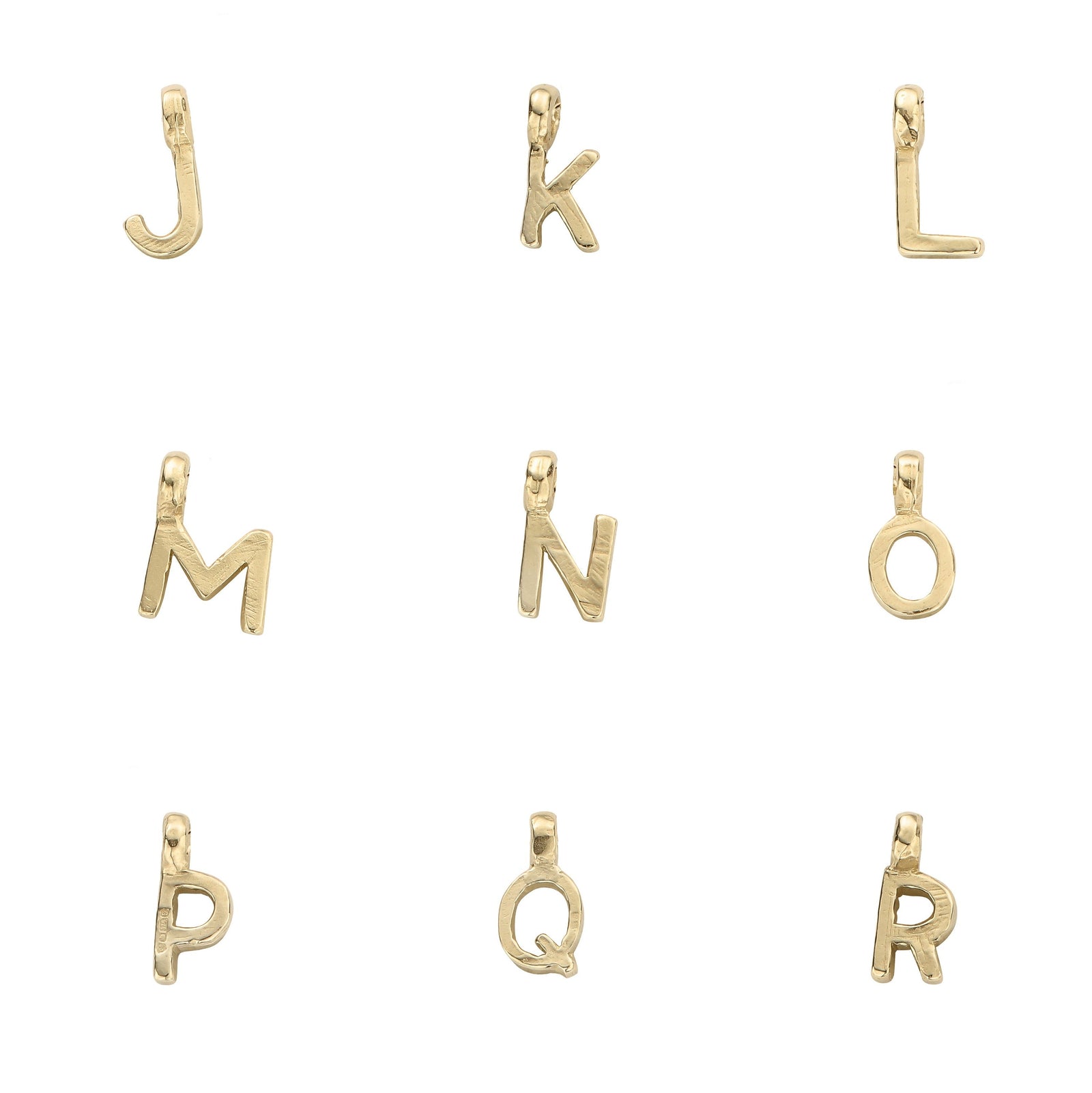 Gold Fixed Alphabet Necklace