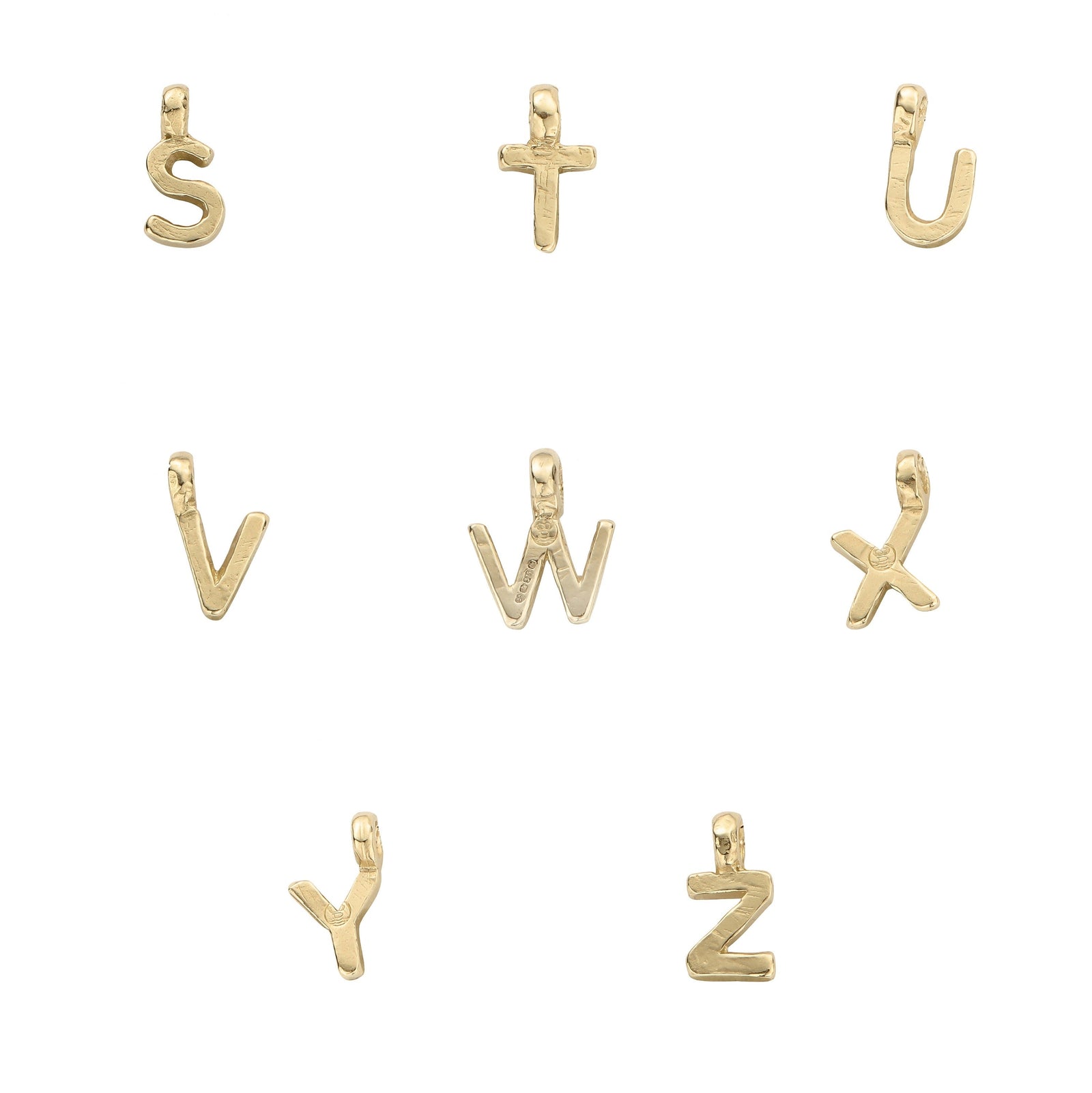 Silver & Gold Fixed Alphabet Necklace