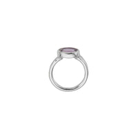 Silver Amethyst Baby Treasure Ring