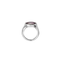 Silver Amethyst Treasure Ring