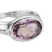 Silver Amethyst Treasure Ring