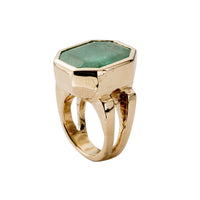 AUGUSTINE Gold Emerald Ring