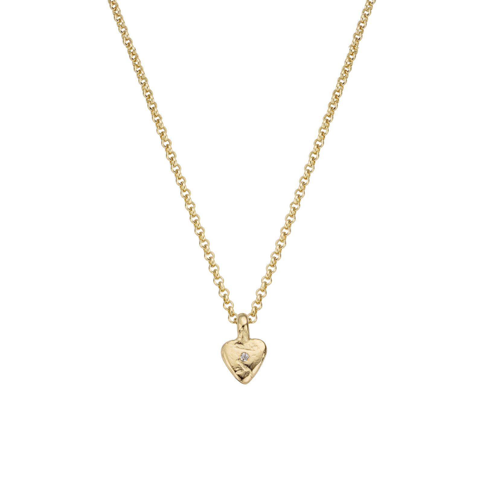 Gold Baby Heart Necklace