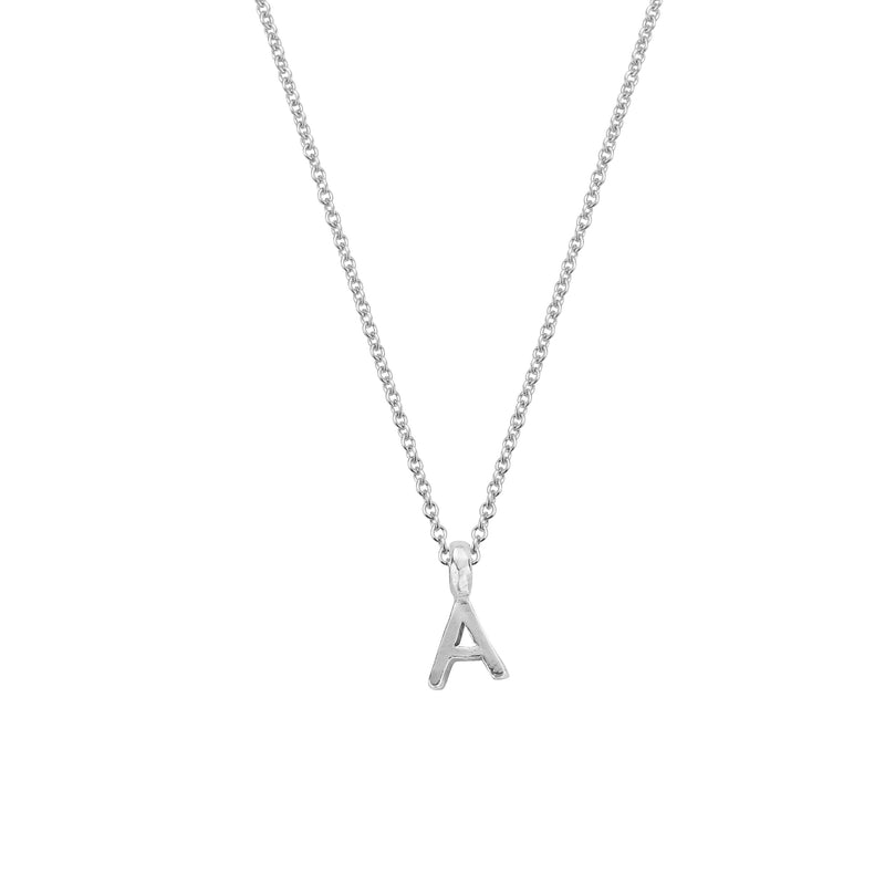 Silver Mini Alphabet Necklace