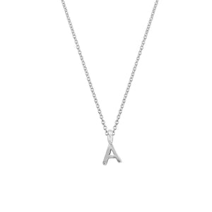 Children's Silver Mini Alphabet Necklace