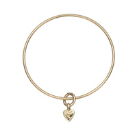 Gold Baby Heart Bangle