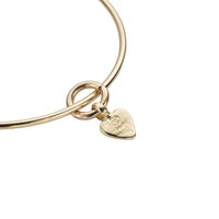 Gold Baby Heart Bangle