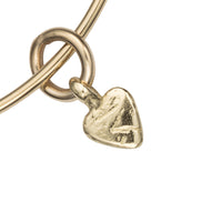 Gold Baby Heart Bangle